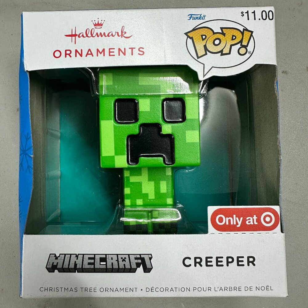 Funko Pop Minecraft Creeper Hallmark Ornament - Xmas Ornament New in Box